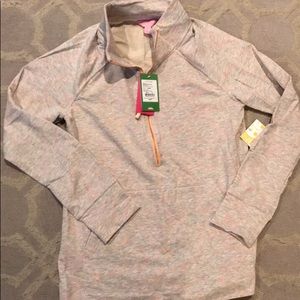 New with Tags Lily Pultizer half zip popover